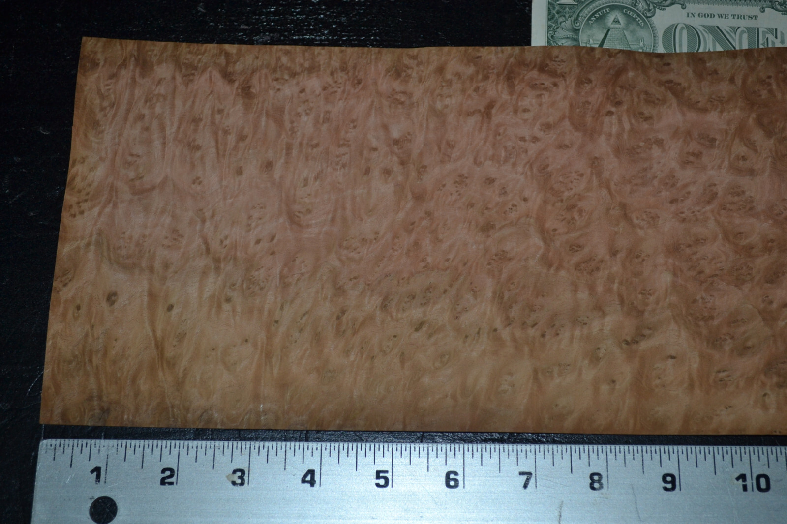 Eucalyptus Burl Raw Wood Veneer Sheet 6 x 20 inches 1/42nd 7369-3