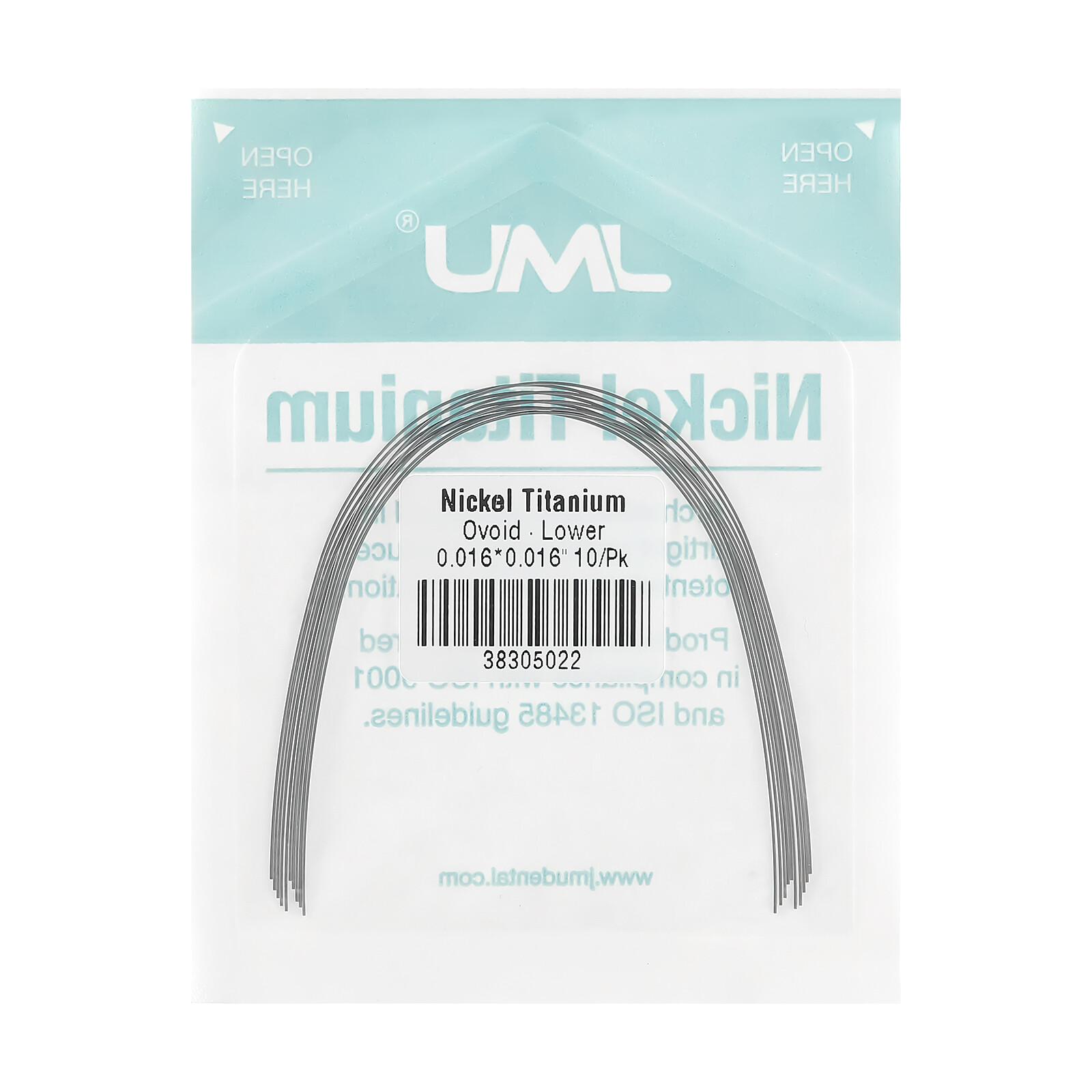 10Pack JMU Dental Orthodontic NITI Arch Wire Rectangular /Round Ovoid