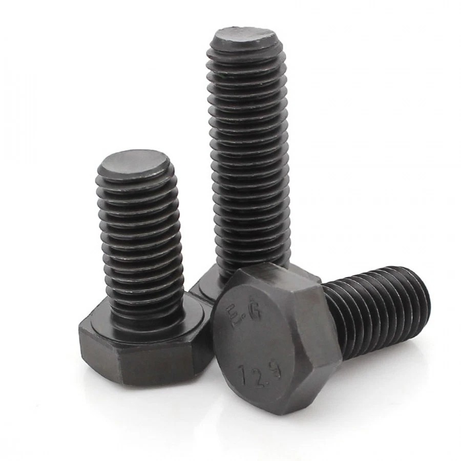 M10 – M30 Hex Head Bolts Hexagon Screws Left Hand Thread & Fine Pitch Black 12.9