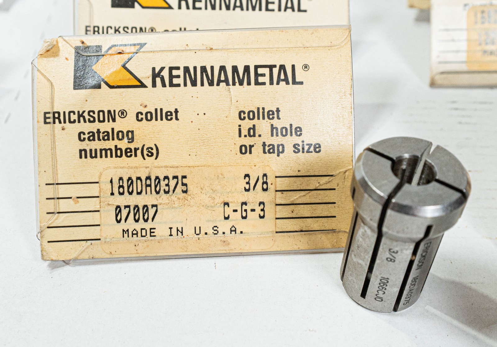 Lot of 17 Kennametal Erickson Collets 180DA0500-180DA0312-180DA0375