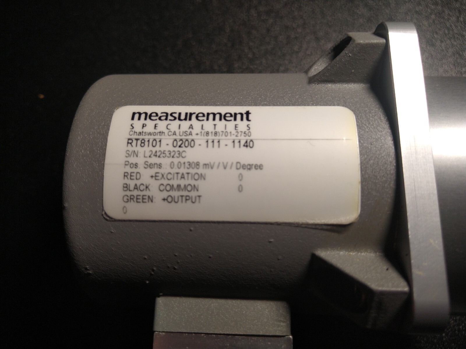 Measurement Specialties / Celesco RT8101-0200-111-1140 Position Sensor