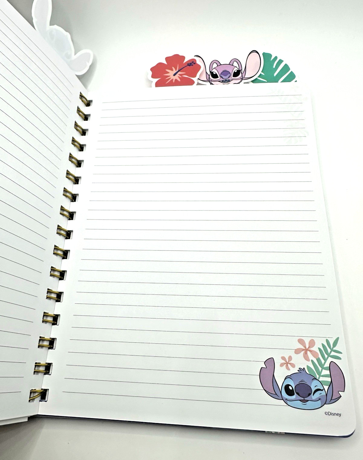 Disney Stitch 4 Tabbed Notebook Journal Aloha Lilo & Stitch Angel NWT