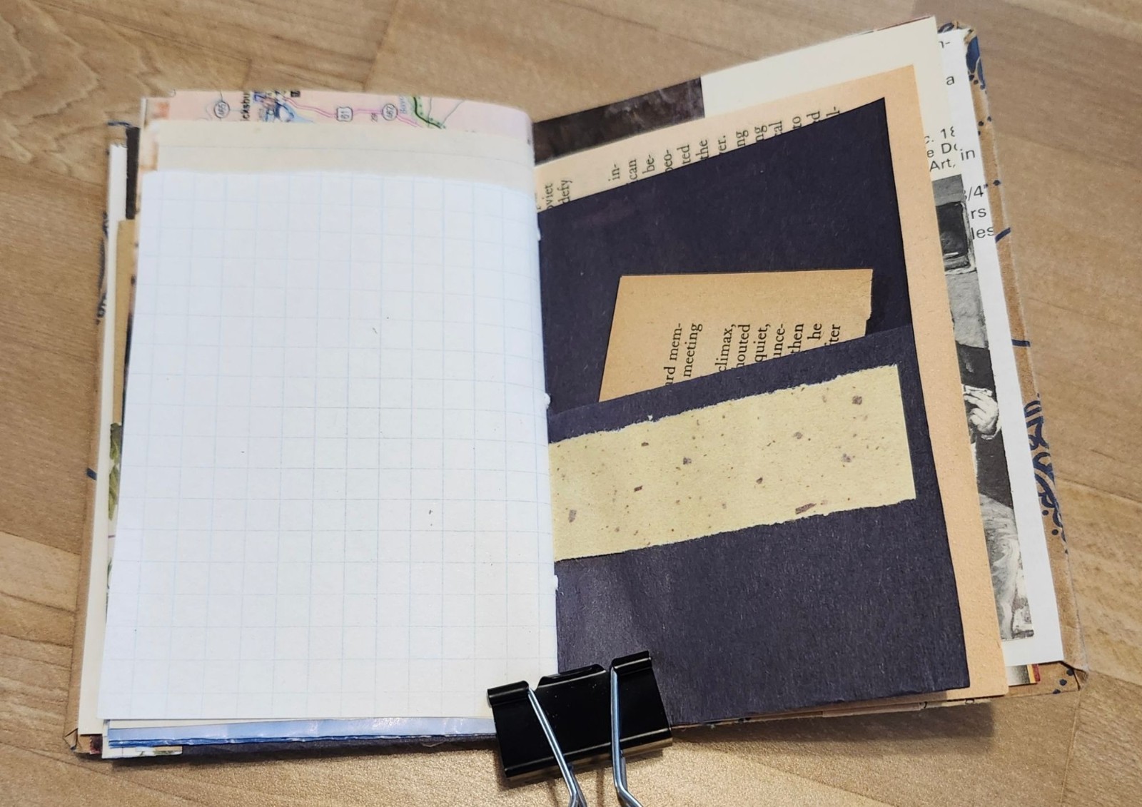 Handmade Junk Journal 56 pages Pocket Notes