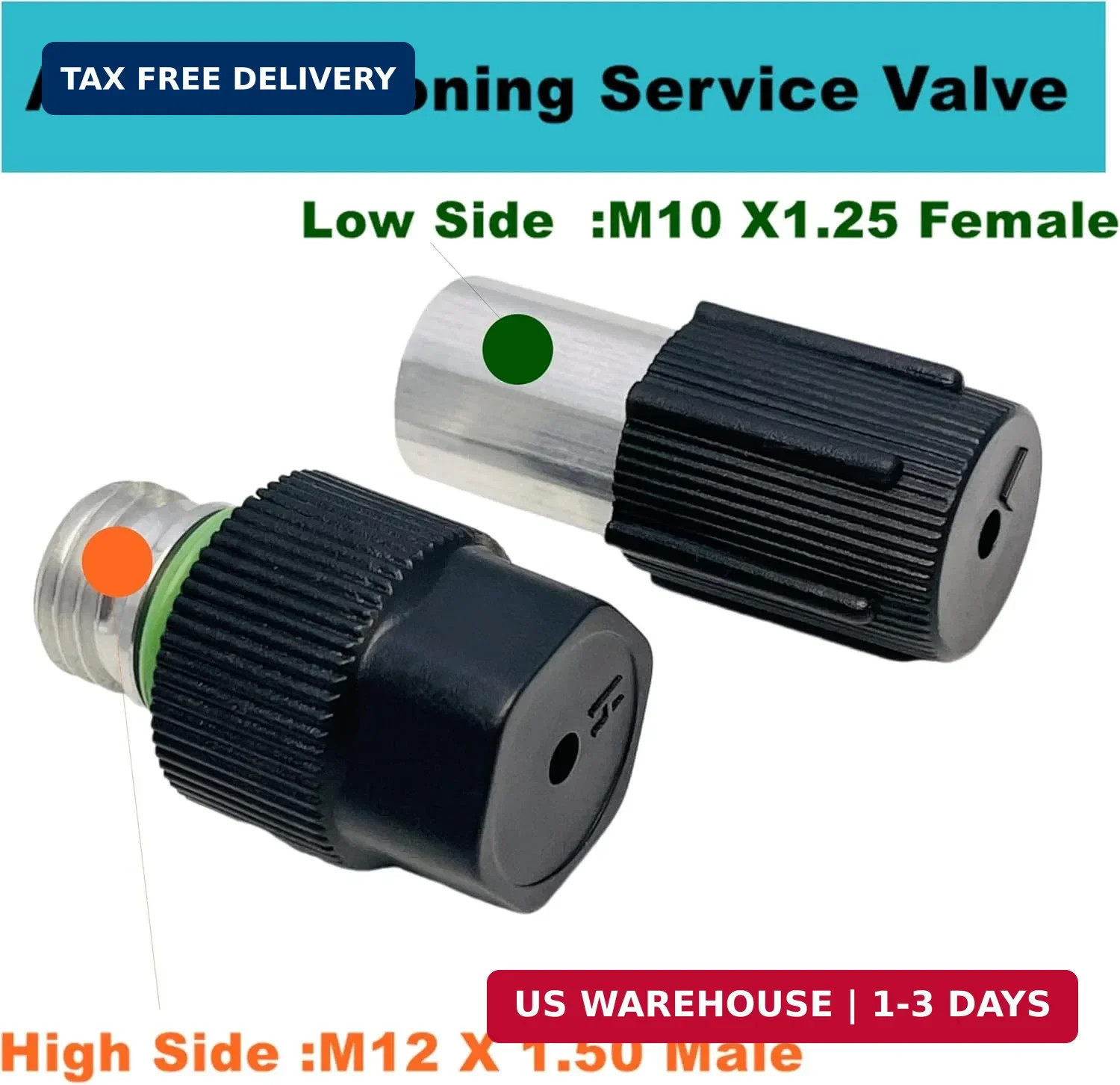Air Conditioning Valve Core Kit | A/C R12 R134a Teflon Seal Refrigeration Air Co
