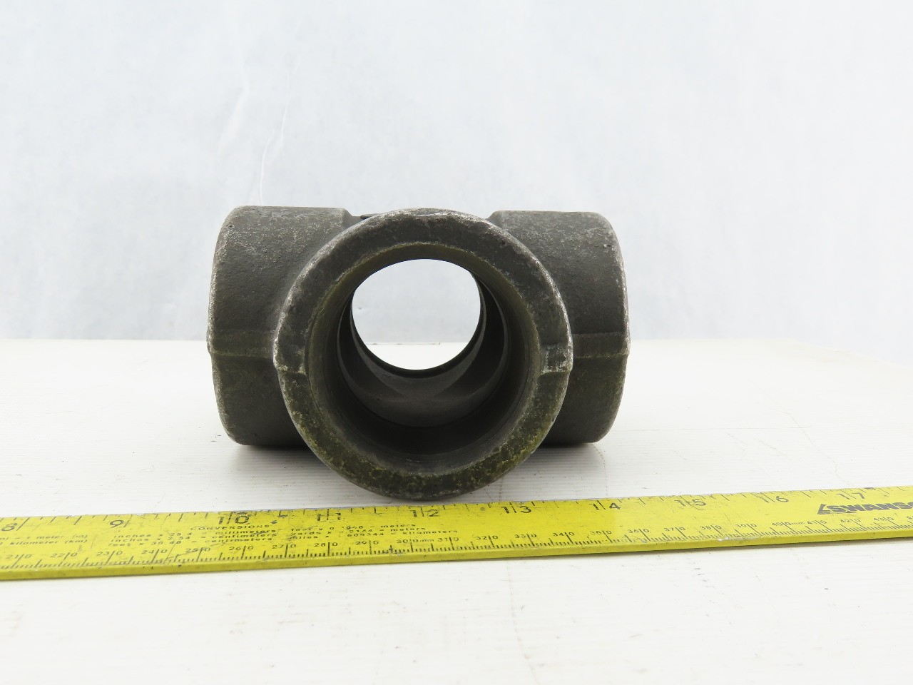 SA/A105 B16 2″ NPT Malleable Black Iron Cross Pipe Fitting 4-Way Female