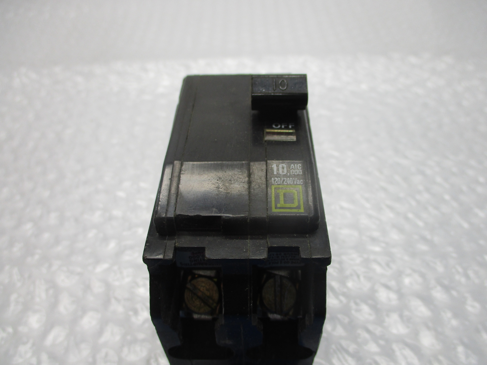 SQUARE D QO210 BREAKER 2POLE 10AMP UNMP