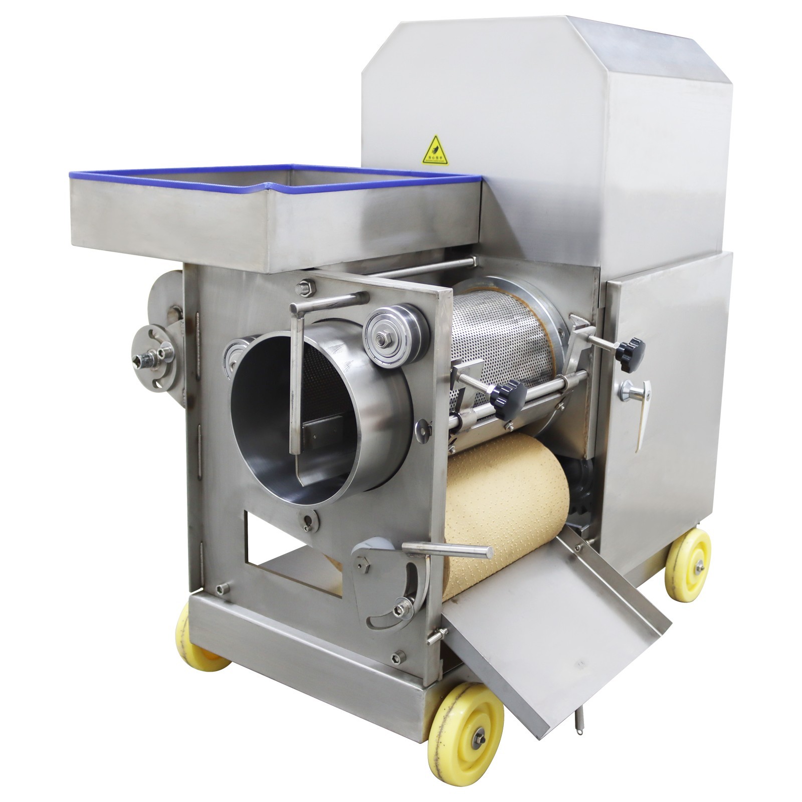 110V Fish Bone Separator Electric Fish Meat Mincer 200KG/H Output 2.95HP/2.2KW