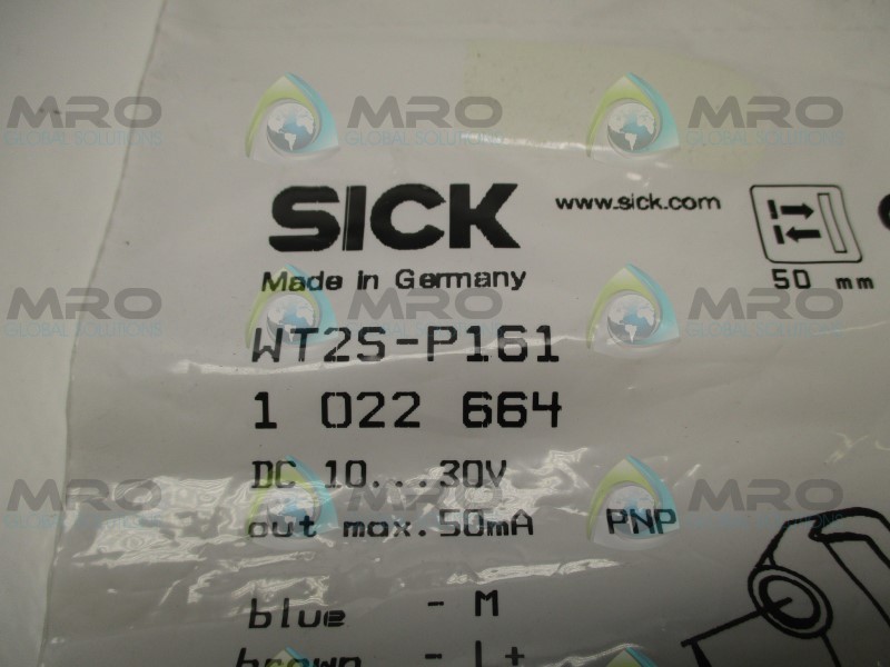 SICK WT2S-P161 PHOTOELECTRIC SENSOR NSMP