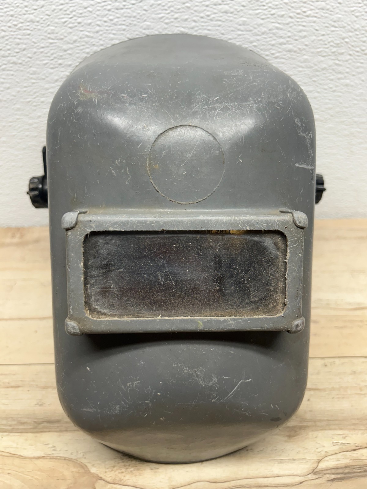 Vintage Fibre-Metal Welders Mask Gray Thermoplastic Welding Helmet