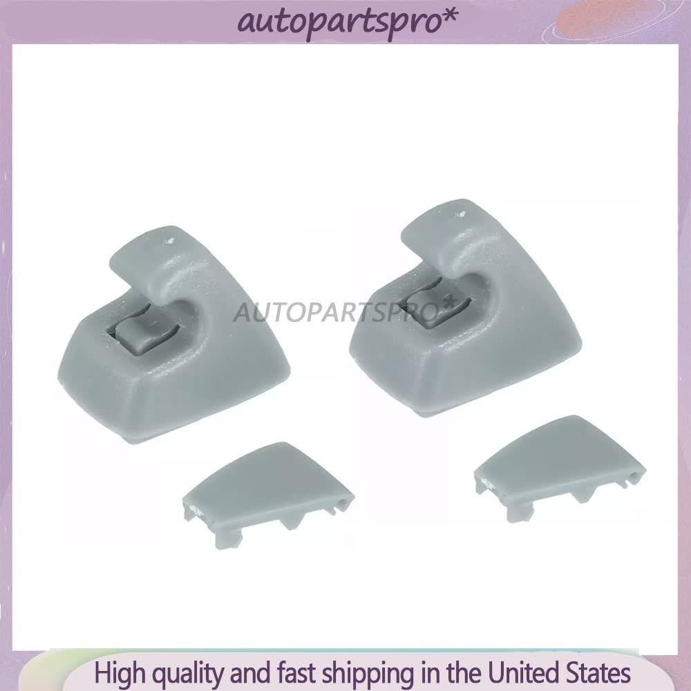 1Pair Fits 2007-2014 Chevrolet Tahoe Gray Sunvisor Shade Support Clip US
