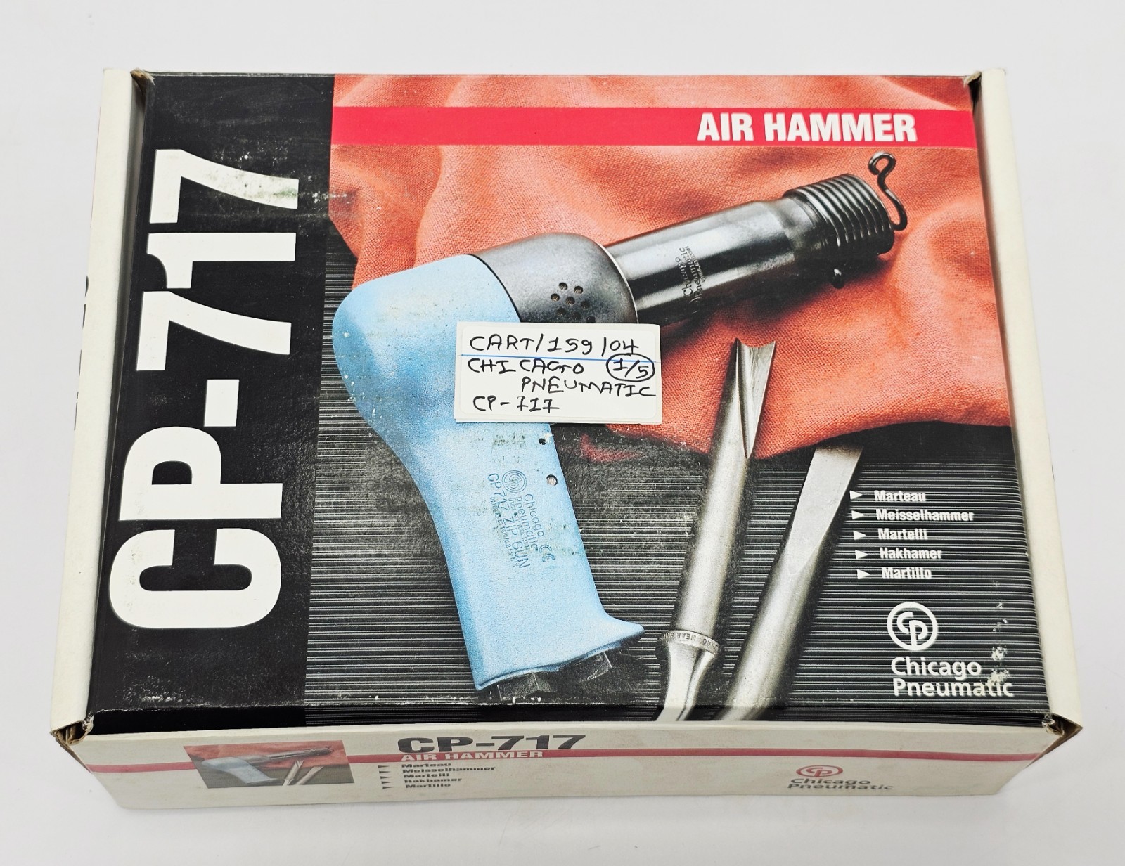 Chicago Pneumatic CP-717 Zip-Gun AIR HAMMER 90 PSI/6.2 bar (NEW OPEN BOX)
