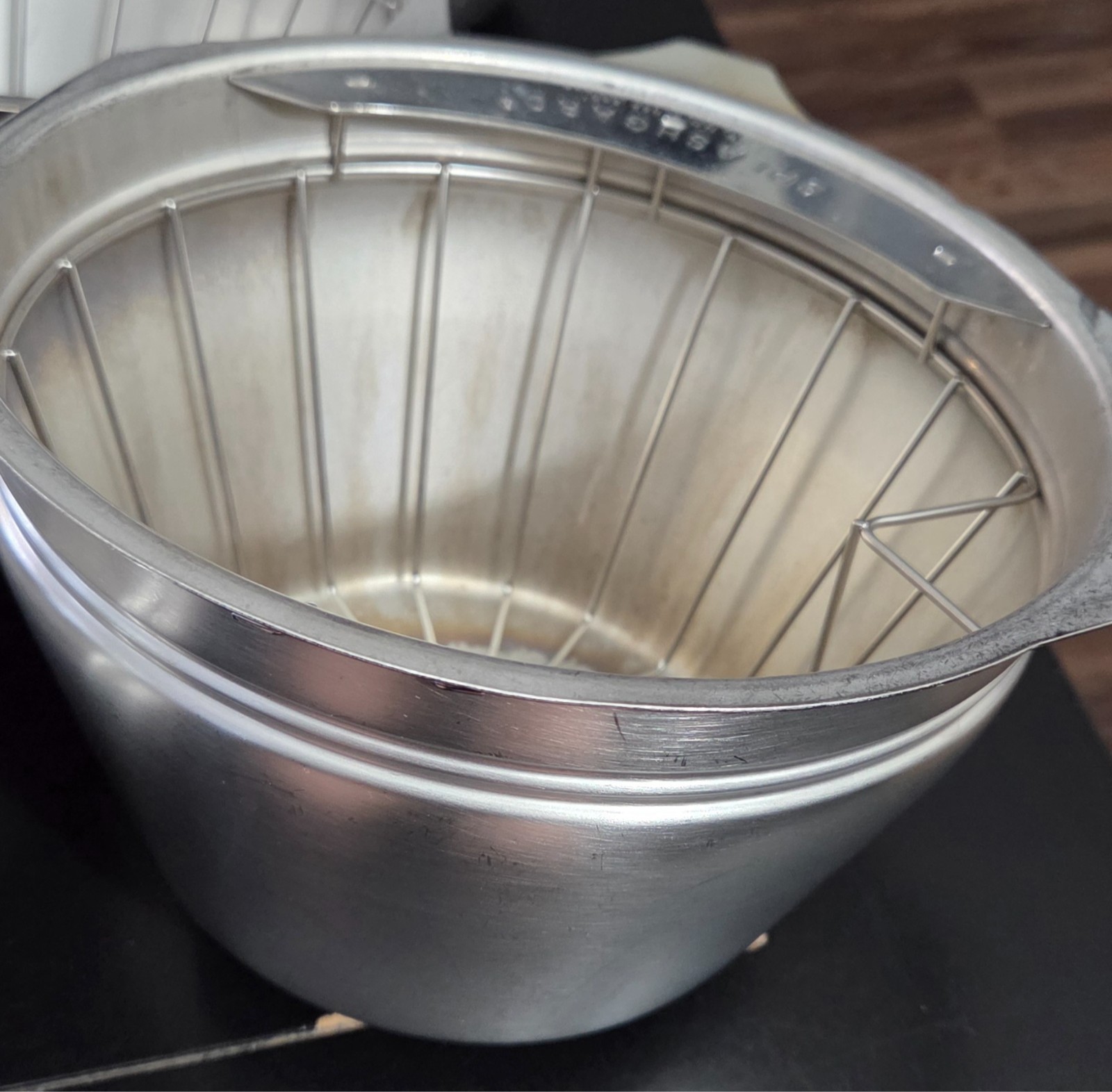 BUNN Commercial Stainless Steel Smart Funnel w/ Splashgard & D-Ring Basket