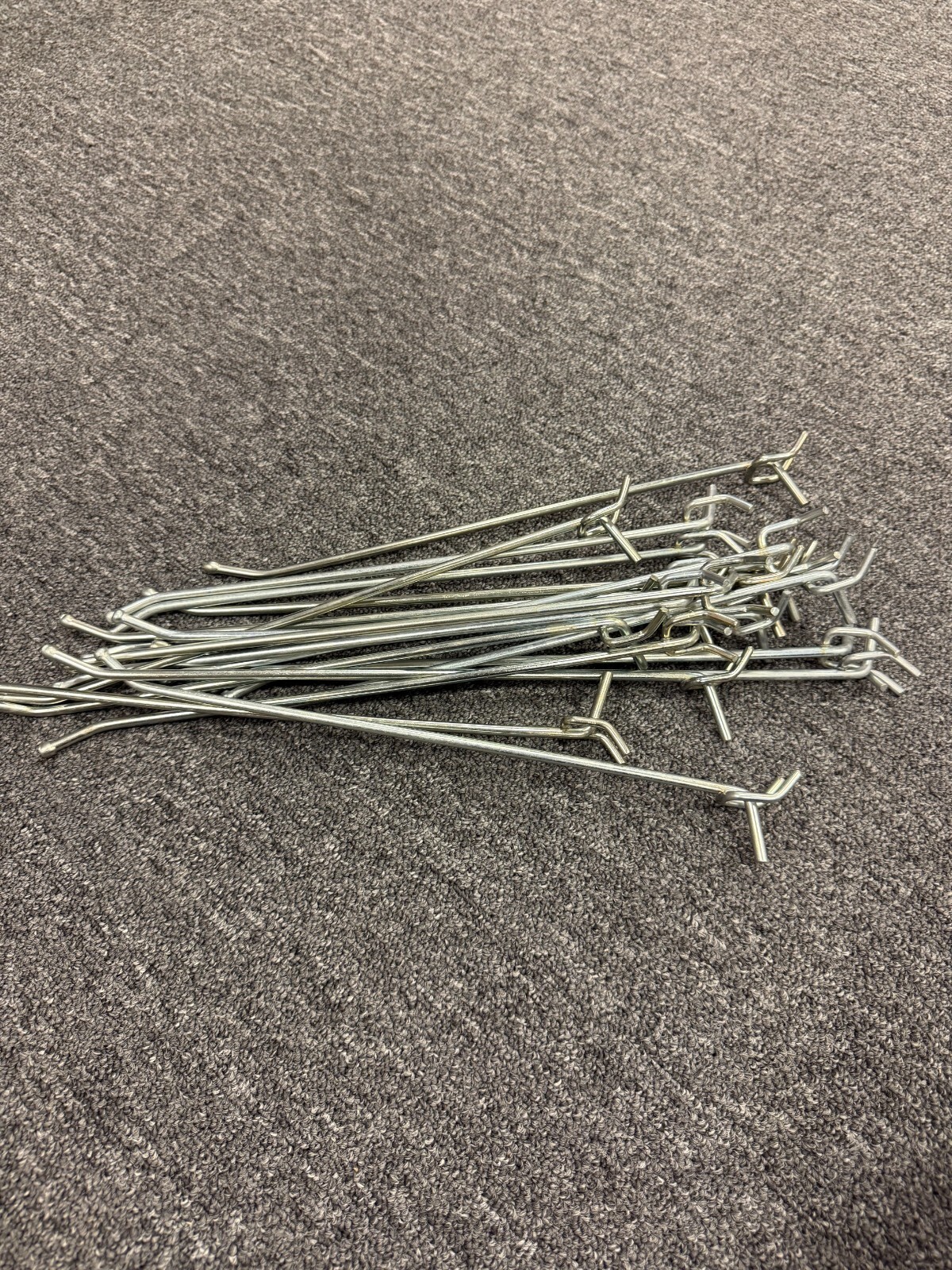 PEG HOOKS (20 PACK) 12″ Straight Board Shelving Steel #2222