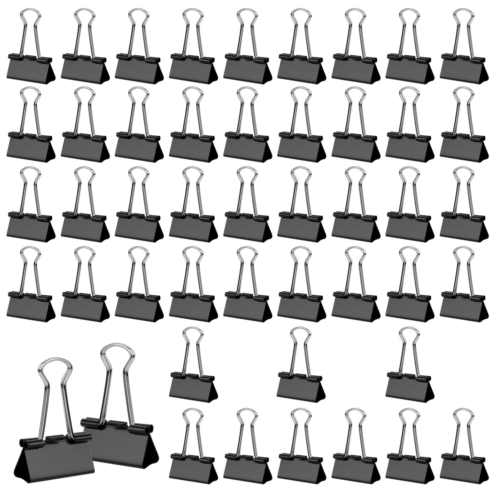 180Pcs Small Binder Clips, Mini Binder Clips, 0.63 in Clips Office Supplies