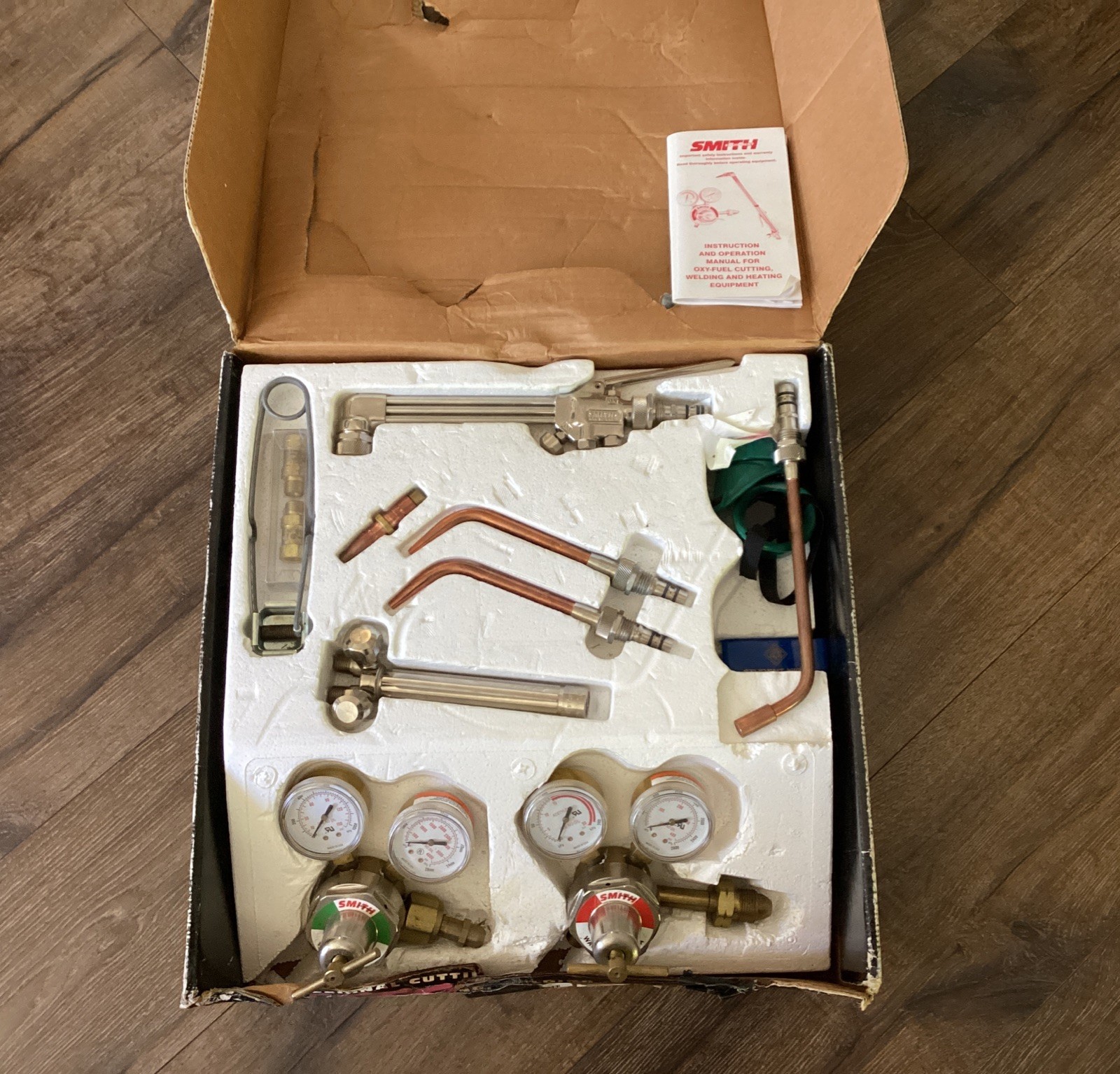NEW Smith Lifetime BIG 98 Torch Kit (NEW) MC509 MW5A OXYGEN ACETYLENE GAUGES