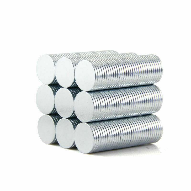 lot 100 500 12mm X 1mm Neodymium Disc Strong Rare Earth N50 Small Fridge Magnets