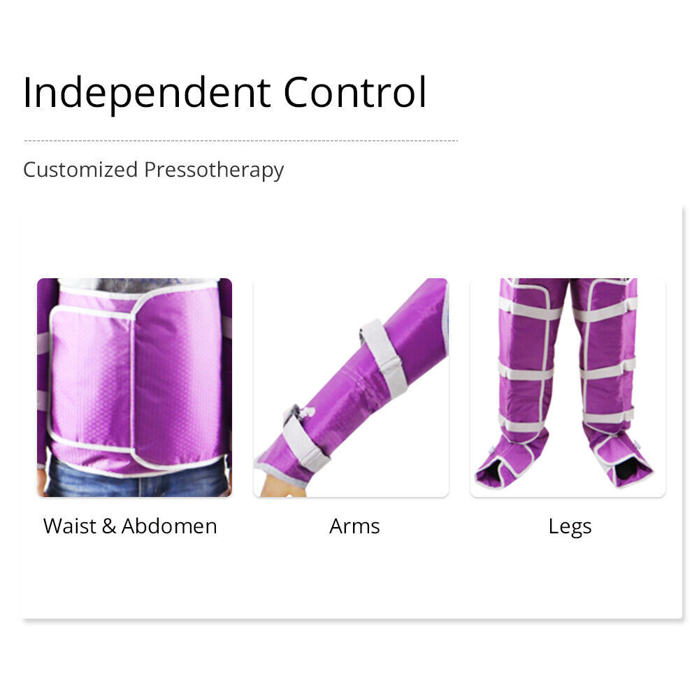 Pressotherapy Air Pressure Suit Body Relaxation Lymphatic Drainage Massager