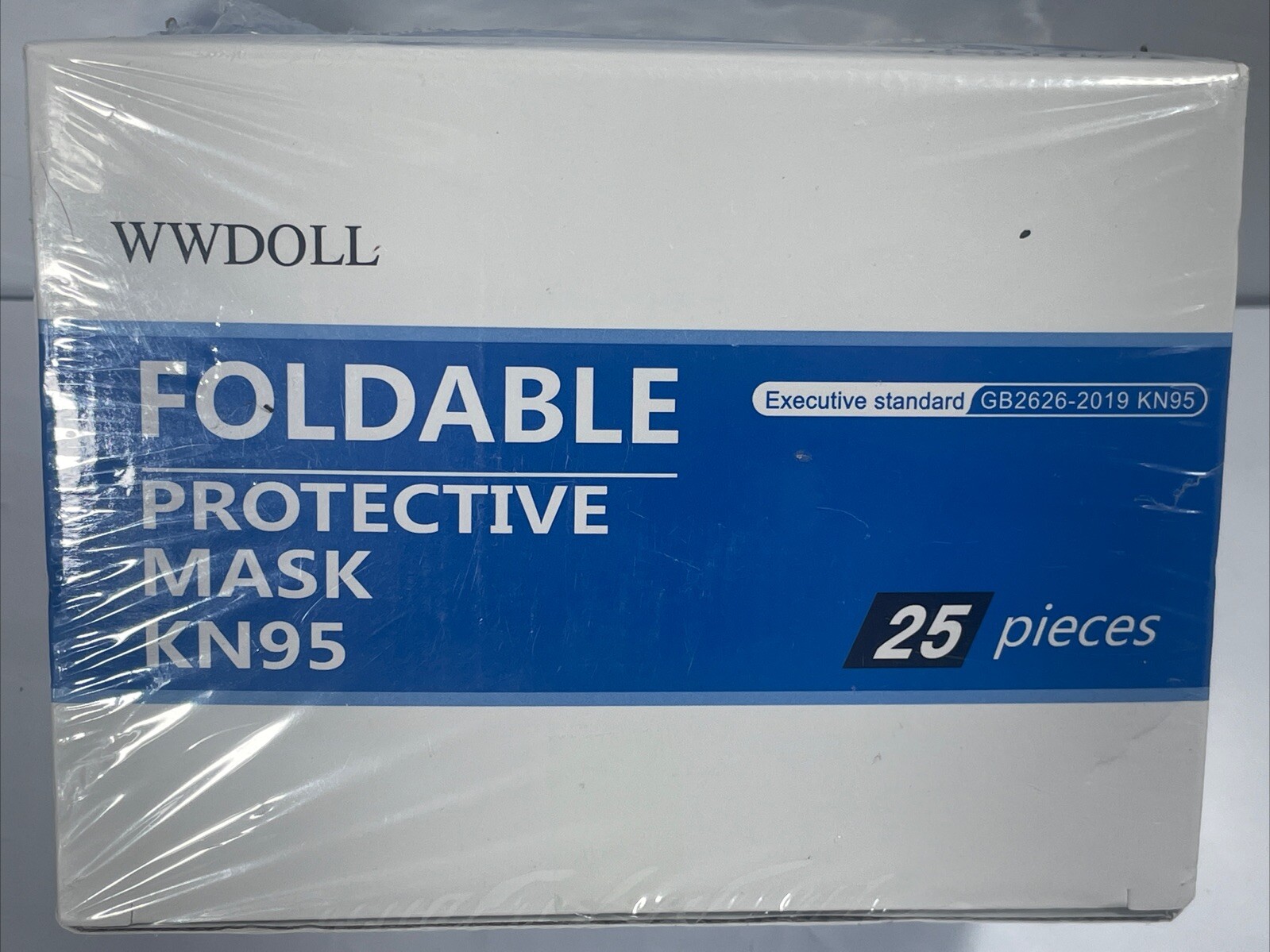 KN95 Face Mask 25 PCs, WWDOLL Masks, Filter Effective Standard GB2626-2019