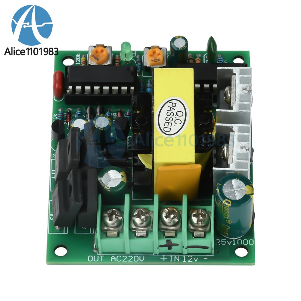 DC 12-14.5V to AC 220V Inverter Module 50-100W DC-AC Step-Up Transformer Module