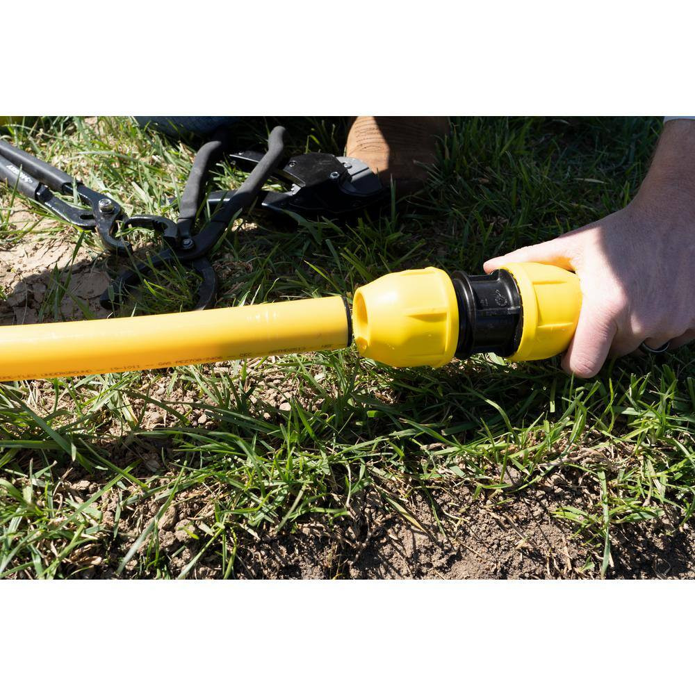 Gas Pipe Natural Gas and Propane Polyethylene Line Underground 250 ft. 1/2 in.
