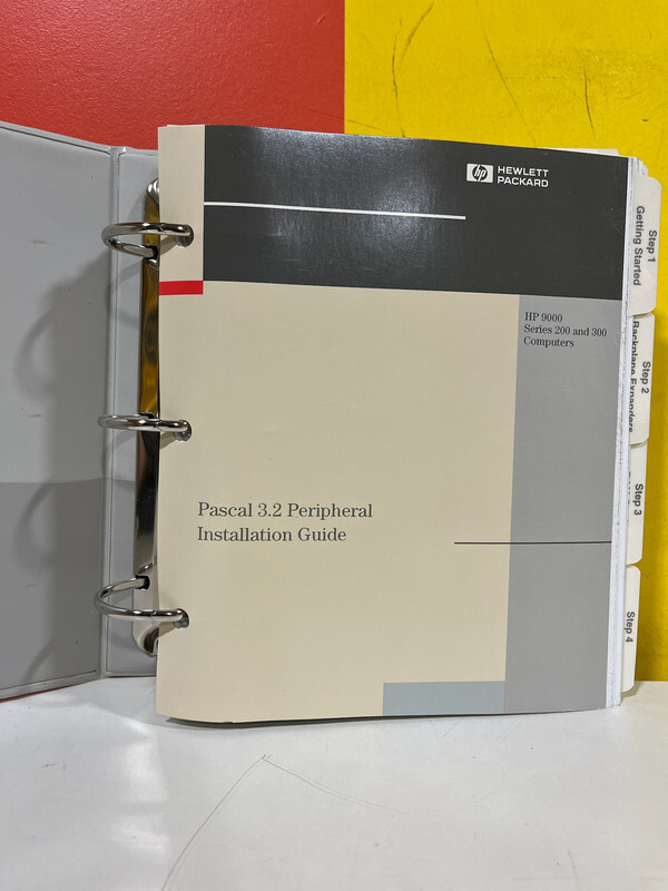 HP 97005-90000 9000 Series 200/300 Computers Pascal 3.2 Peripheral Install Guide