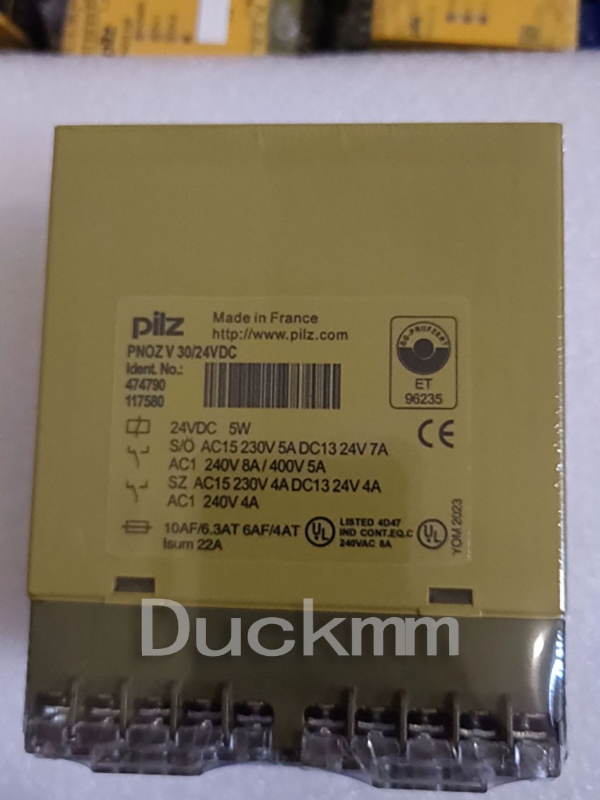 1pc New Pilz 474790 PNOZV 30S 24VDC 3S 1Ö Safety relay fast ship US Free TAX