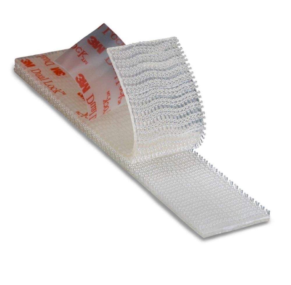3M Dual Lock Reclosable Fastener SJ3560 (Clear, 1 in x 1 in. x 10 ft., Clear