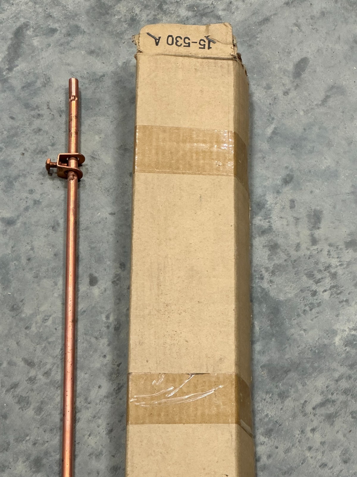 5 NEW Pointed End Ground Rod: 5/8 In Dia, x 4 Ft Copper Bonded Radio shack