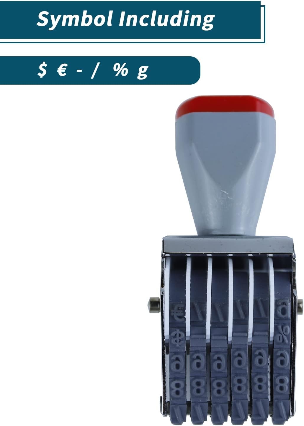 6 Digit Number Roller Stamp Changeable Date Price