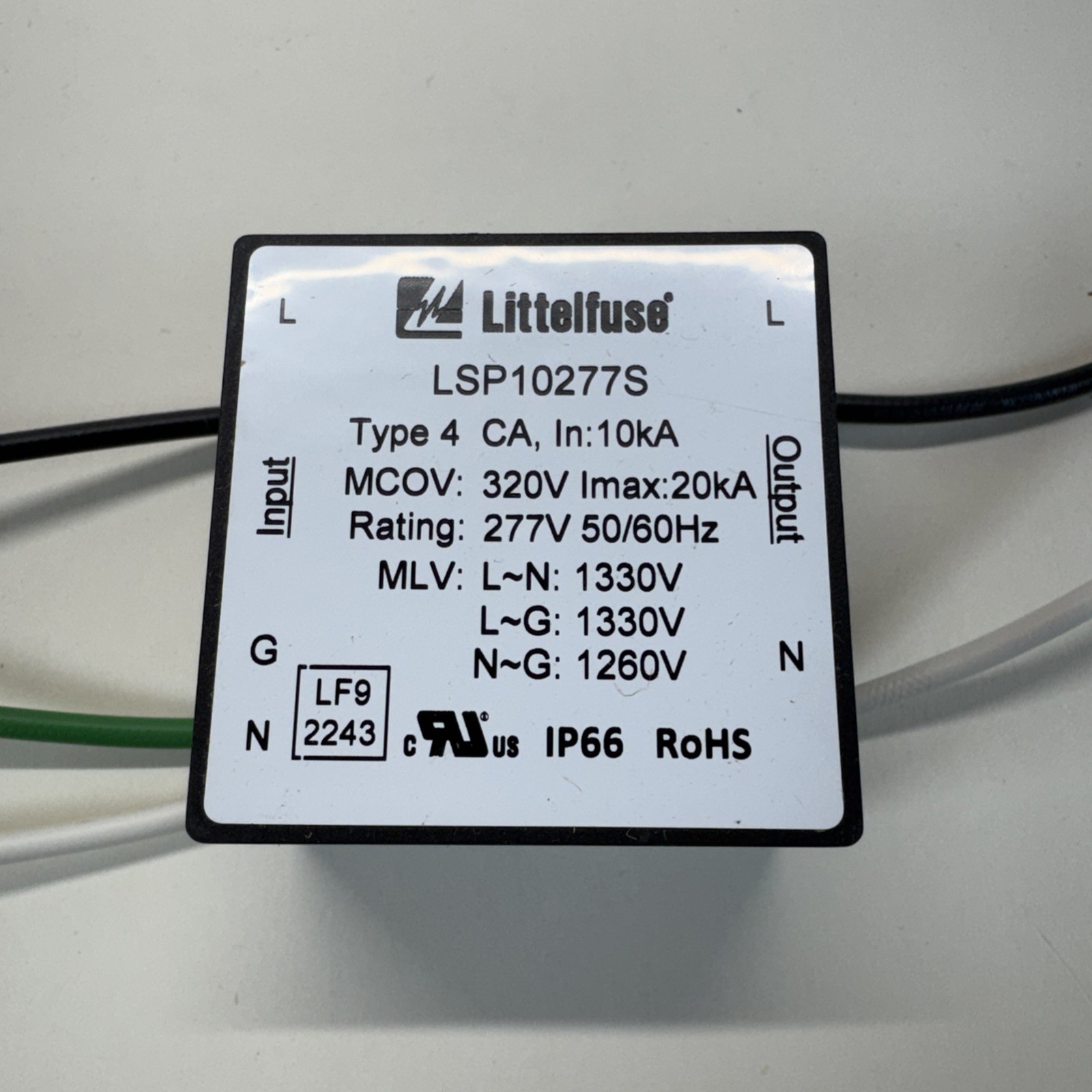 Littelfuse LSP10277S LED Surge Protection Device Module 277V RMS 320V 20ka