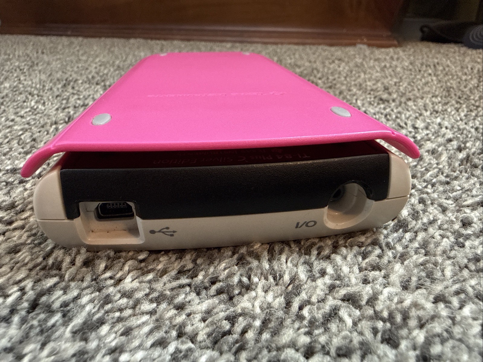 Texas Instruments TI-84 Plus C Silver Edition Pink Graphing Calculator LCD