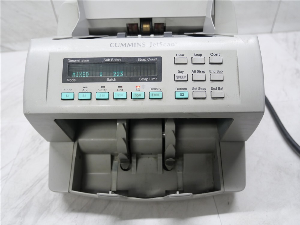 Cummins JetScan 4062 Currency Note Bill Scanner Cash Counter 406-9902-00