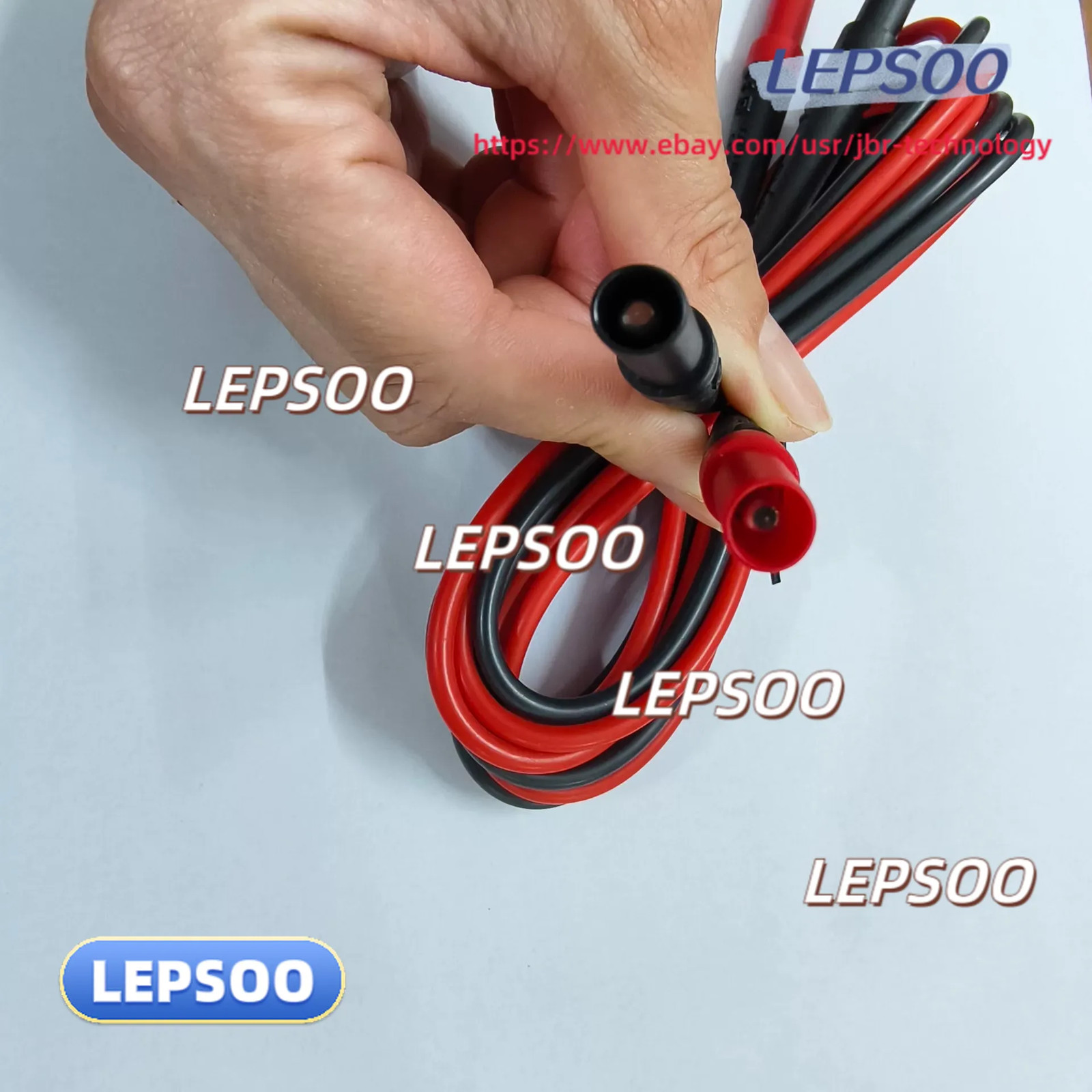 1PCS Fluke TL221 Test Leads,59 In. L,Black/Red 1.5M/5FT FLUKE TL221 #Br***