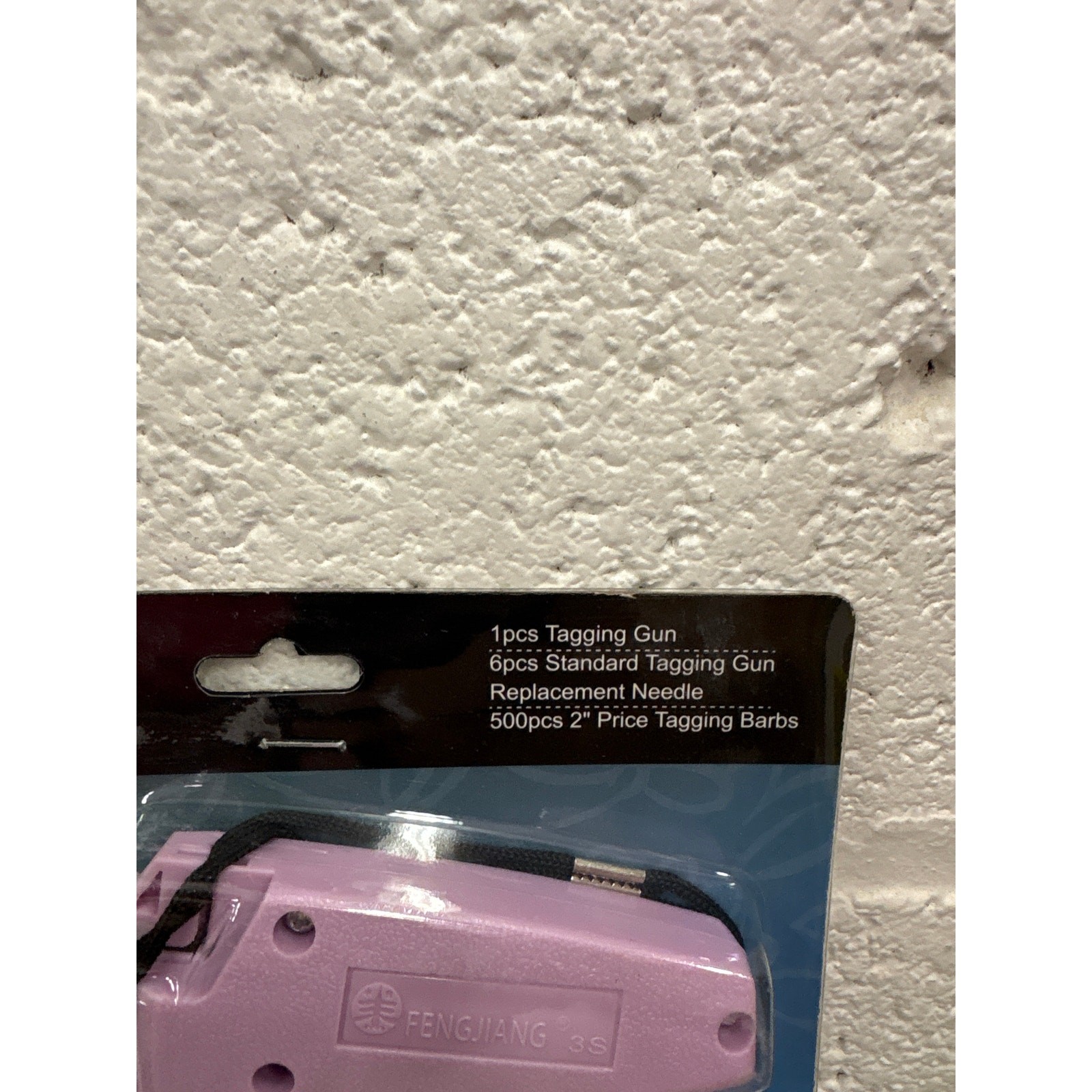 Feng Jiang Retail Tagging Gun W/ Tags and Replacement Needles, 500 pcs – Pink