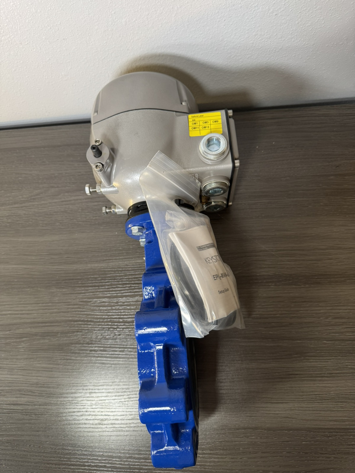 Keystone EPI2 E6 Actuator Butterfly Valve Siemens 4″