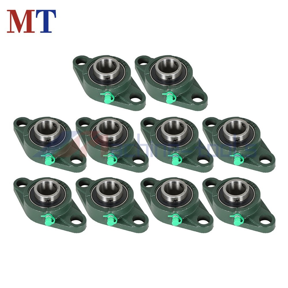 10 Pcs UCFL205-16 Pillow Block Flange Bearing 2 Bolt Solid Base 1″ Bore
