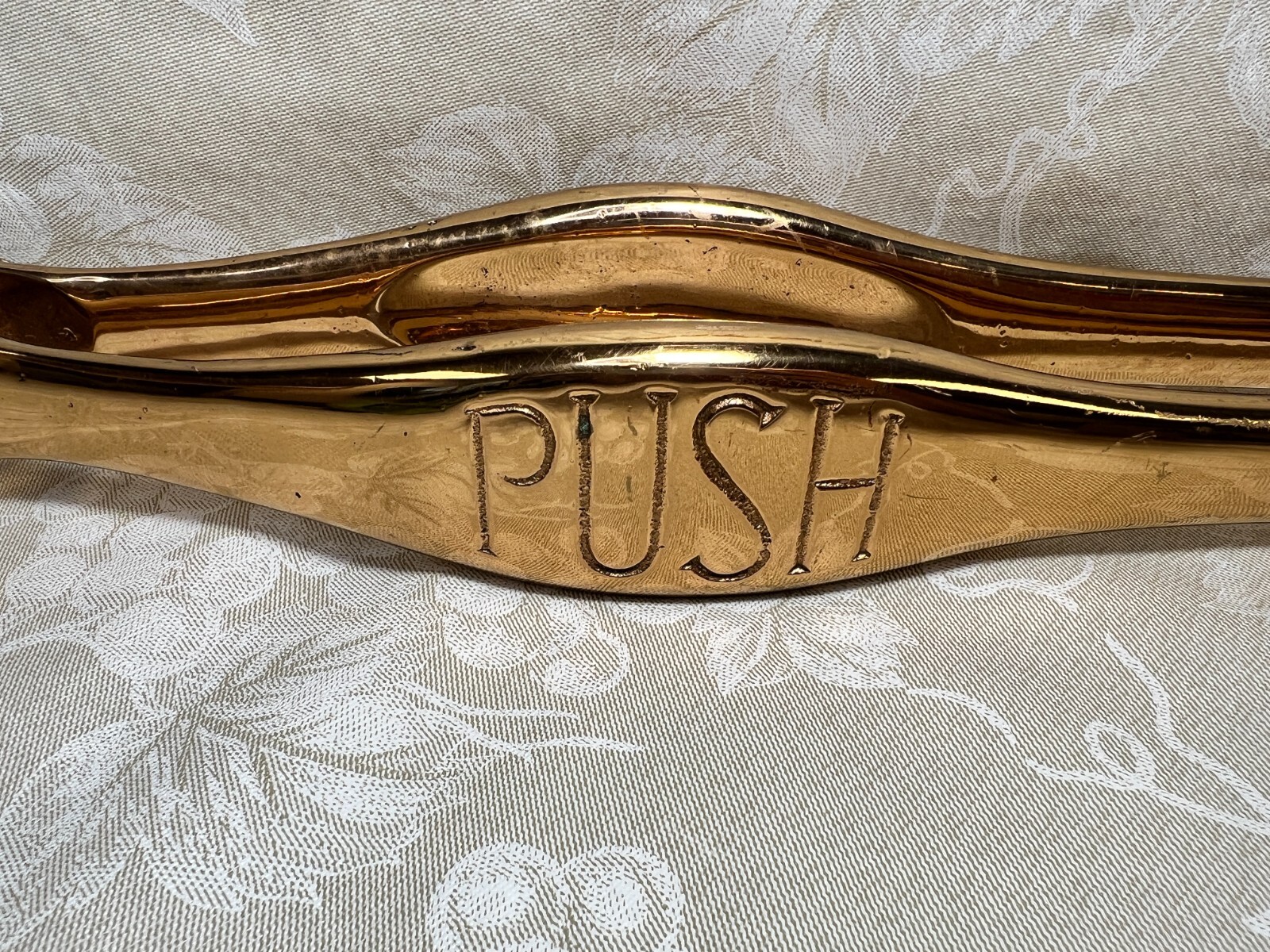 Heavy Door Brass Push Bar Handle – Commercial Grade