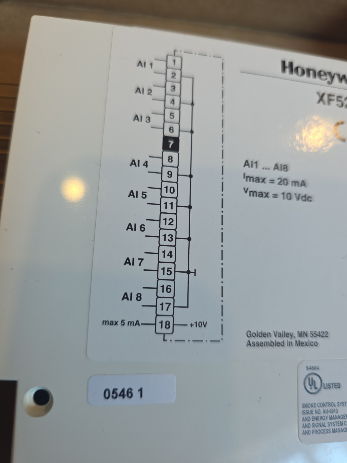 Honeywell XF521-A Input Module XF521A *WE*SHIP*TODAY*