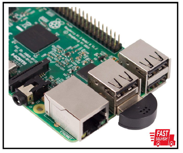 SunFounder USB 2.0 Mini Microphone for Raspberry Pi 4 Model B, Module 3B+, 3B 2