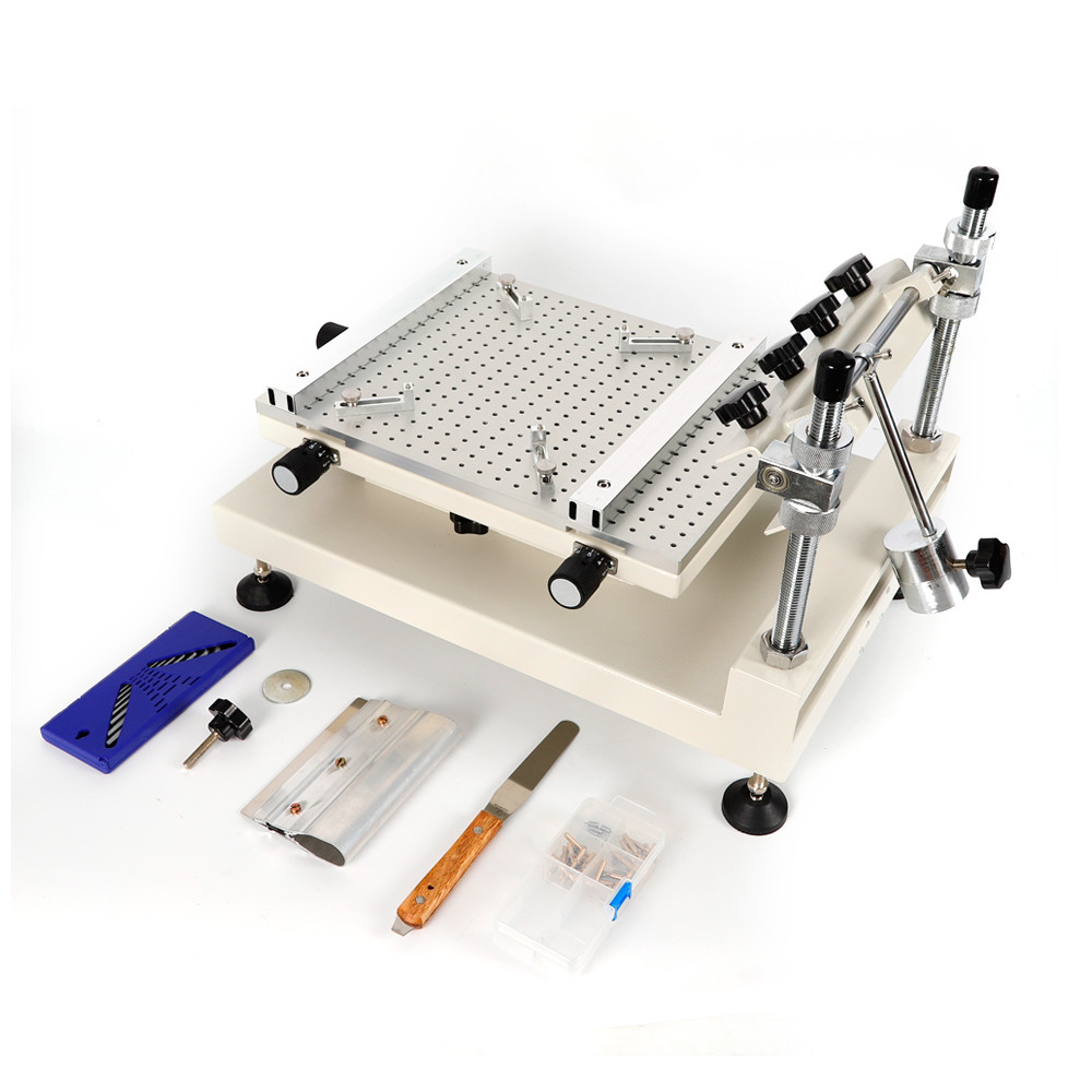3040 Solder Paste Printer PCB SMT Manual Stencil Printing Platform 300mm*400mm