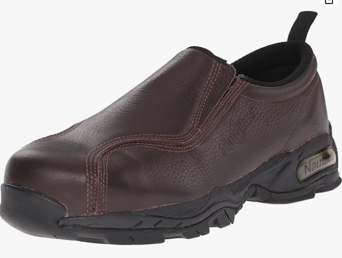 Nautilus Safety Footwear Slip-On ESD N1620 Men’s Safety Toe Work Shoes, 8.5 D