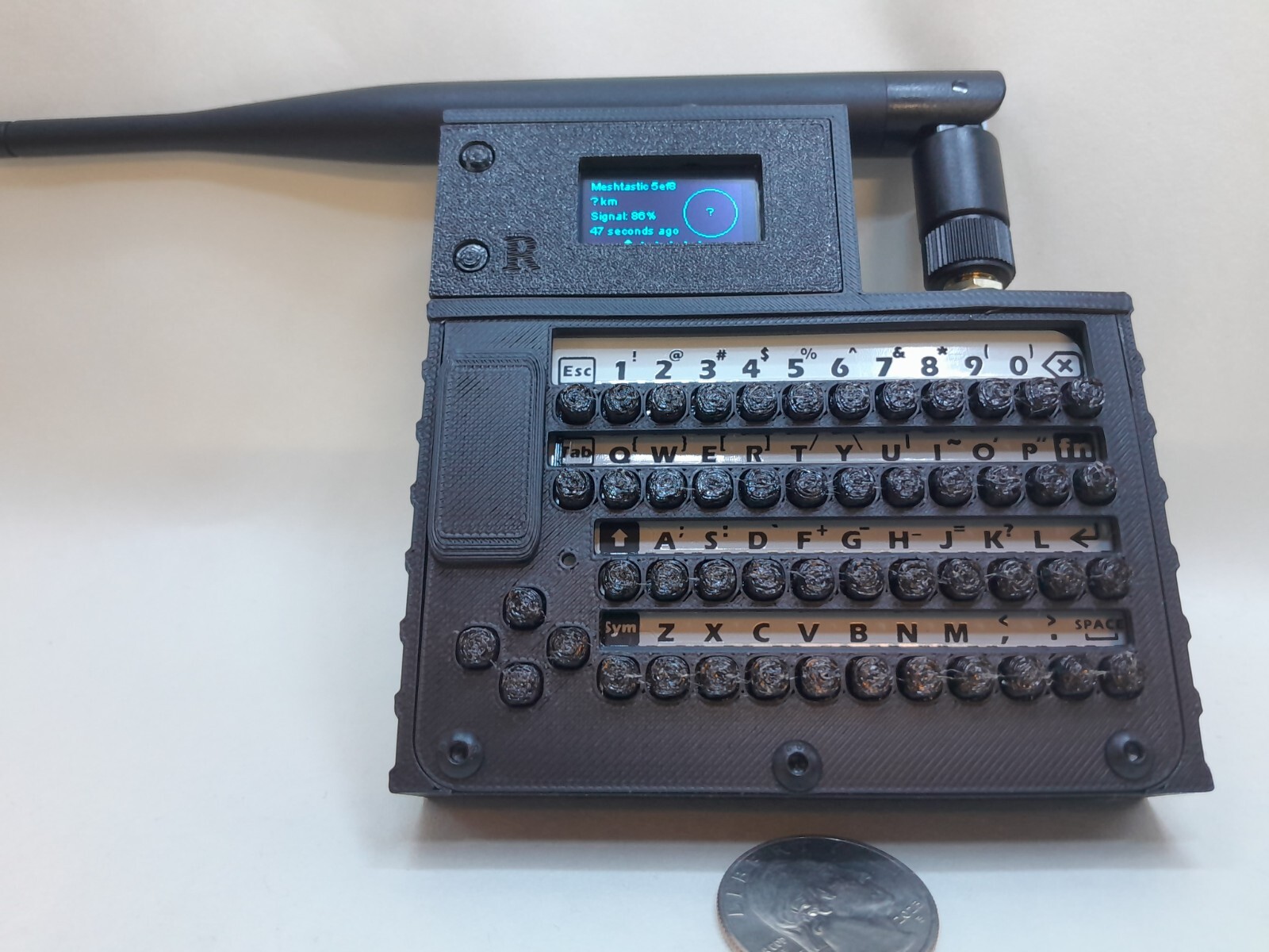Meshtastic STAND ALONE node READY TO USE Heltec V3 3000mah battery BLACK