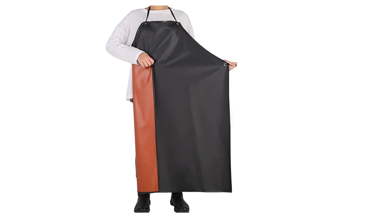 Work Cloth Butcher Apron Fish Waterproof Vinyl Chemical Resistant Rubber Lab Use