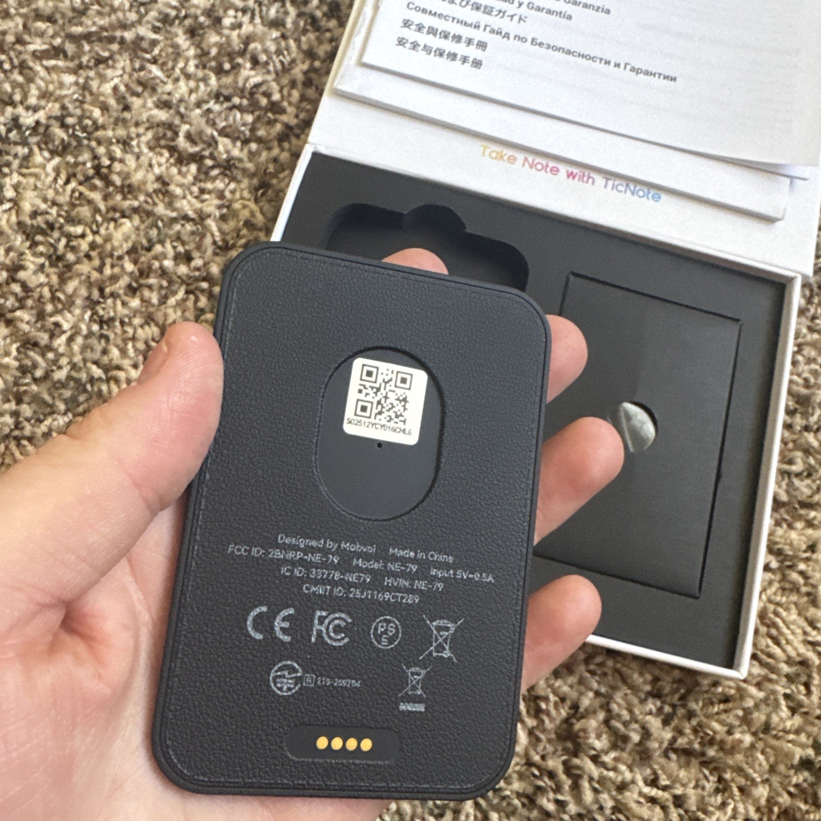 Mobvoi TicNote AI Voice Recorder 64GB Memory Brand New In Box