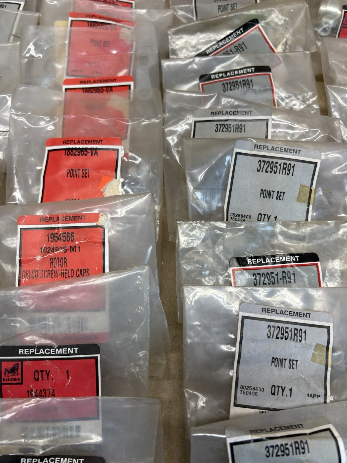TISCO Point Set Condenser Mixed Lot Tractor Parts NOS OEM Wholesale Lot 71455C91