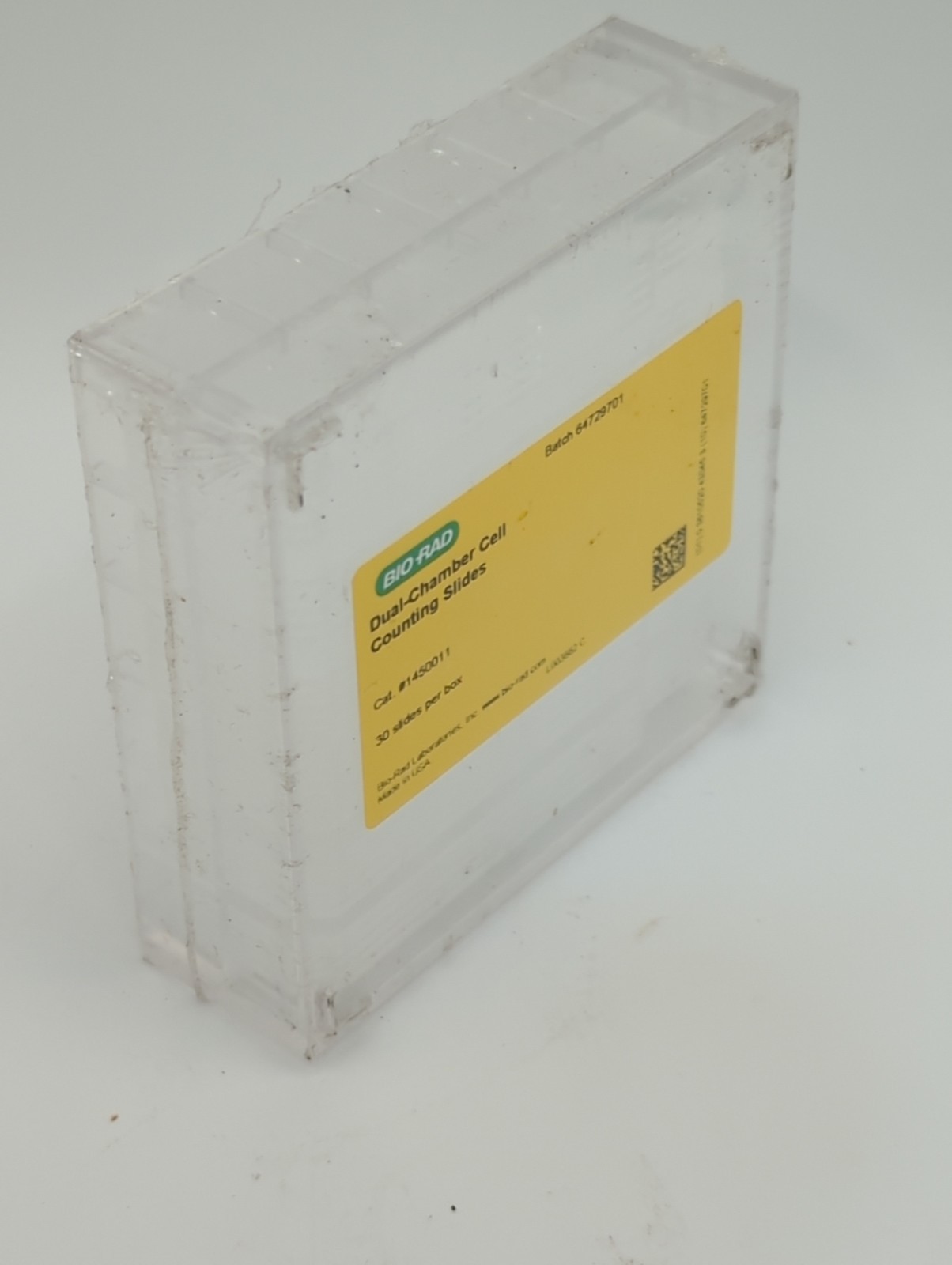 Bio-Rad 1450011 Dual-Chamber Cell Counting Slides TC10 TC20 30/Box NEW SEALED