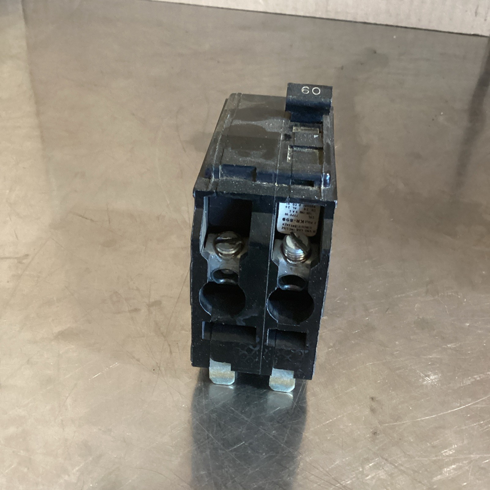 SQUARE D QO260 Circuit Breaker 60 Amp 2 Pole Black