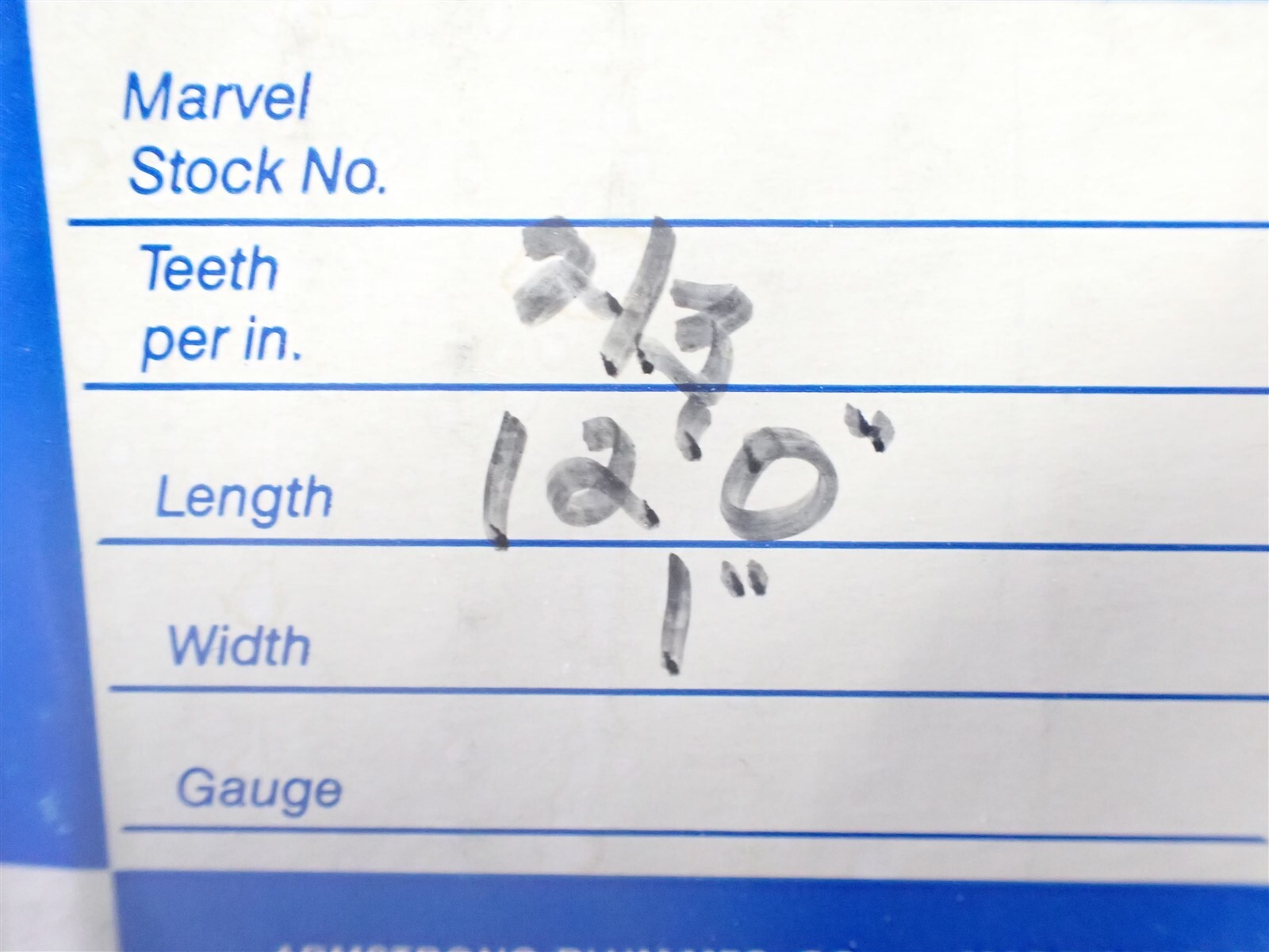 New Marvel 12′ x 1″ 2-3 TPI Bandsaw Blades (AA2)