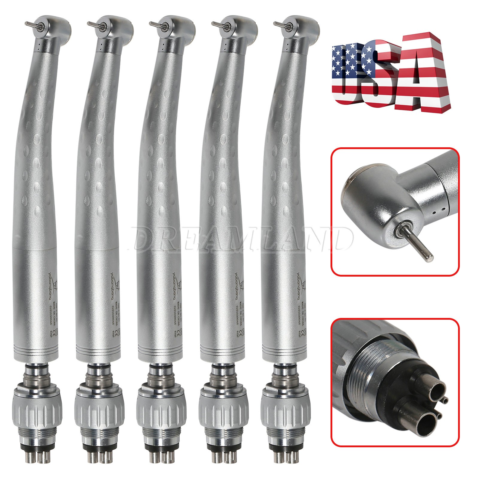 KAVO Style Dental High Speed Handpiece with 4 Hole Quick Coupler 360° Swivel