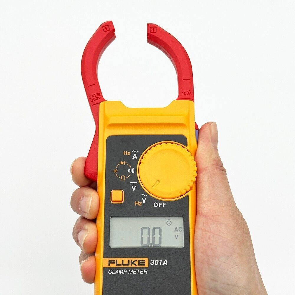 Fluke 301A Clamp Meter AC Current AC/DC Volt Voltage/Current Frequency Ω